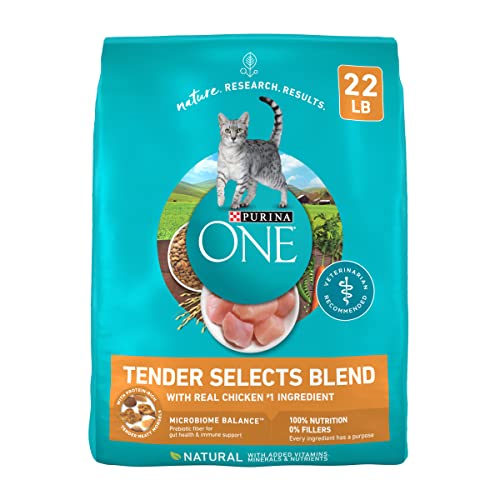 Purina One Tender Selects Cat Food, Real Chicken Flavor, 22-Pound Bag, Pack of 1