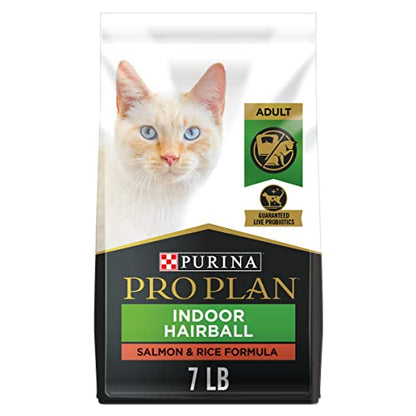 Purina Pro Plan Focus Indoor Care Salmon & Rice Formula Adult Dry Cat Food - 7 LB. Bag