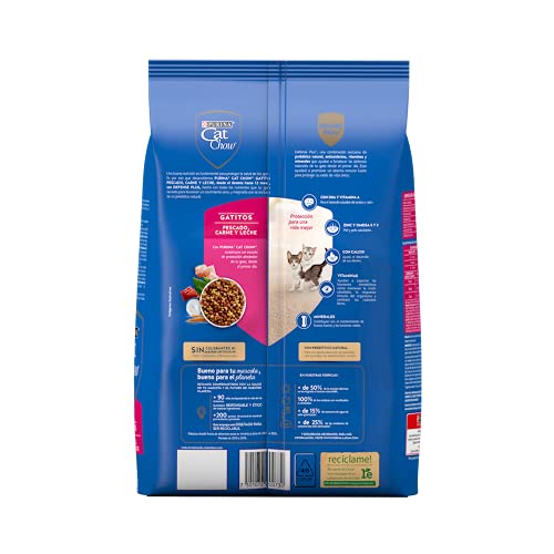 Purina - Cat Chow Gatitos 1 a 12 meses 1.5 Kg, 1 unidad