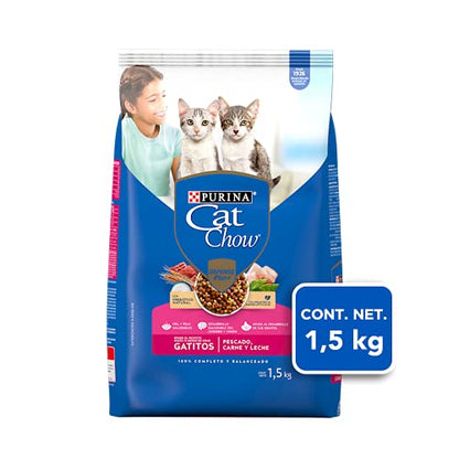 Purina - Cat Chow Gatitos 1 a 12 meses 1.5 Kg, 1 unidad