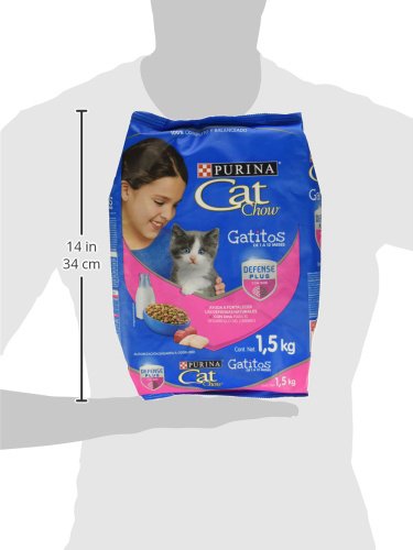 Purina - Cat Chow Gatitos 1 a 12 meses 1.5 Kg, 1 unidad