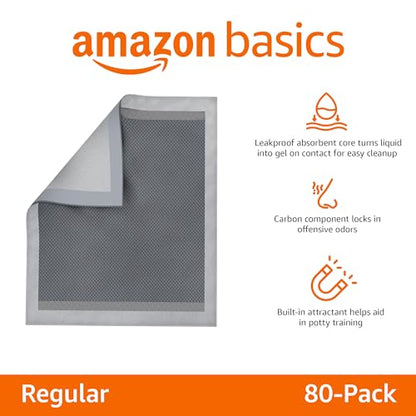 Amazon Basics - Tapete de carbono entrenador para perros, extra grande, 50 unidades