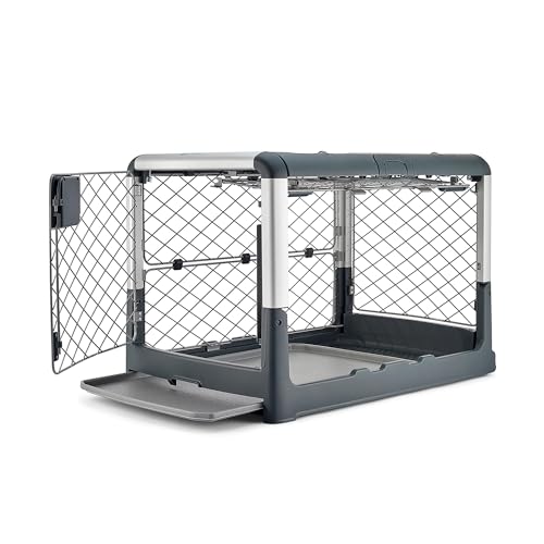 Diggs Revol - Jaula plegable para perros (jaula portátil para perros, caja de viaje para perros, perrera para perros) para perros medianos y cachorros