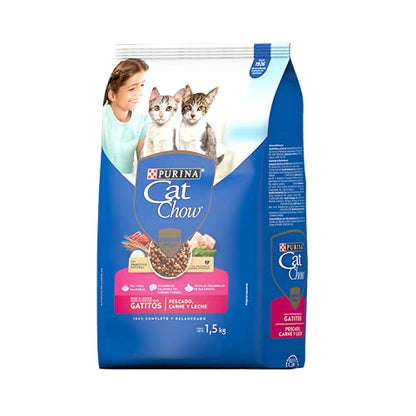 Purina - Cat Chow Gatitos 1 a 12 meses 1.5 Kg, 1 unidad