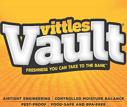 Vittles Vault Jr. Contenedor compacto hermético para almacenamiento de comida de mascotas