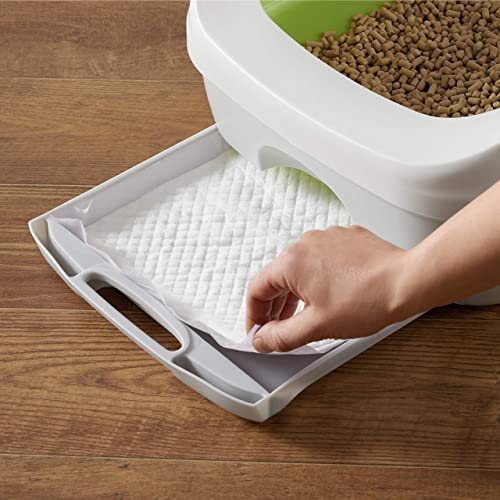Amazon Basics - Recambios de almohadillas para gatos para caja de arena, aroma fresco, paquete de 40