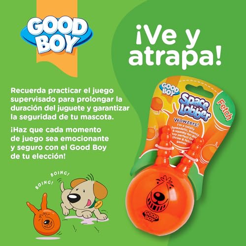 Good Boy - Juguete para Perros Ideal para Espacios Exteriores - Juguete Interactivo Que rebota con Sonido - Juguete para morder - Juguete de Material Resistente