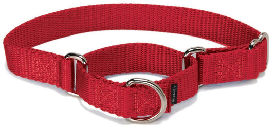 PetSafe Martingale Collar para perro, alternativa al collar de gargantilla, Rojo, LARGE (NYLON WIDTH 1")