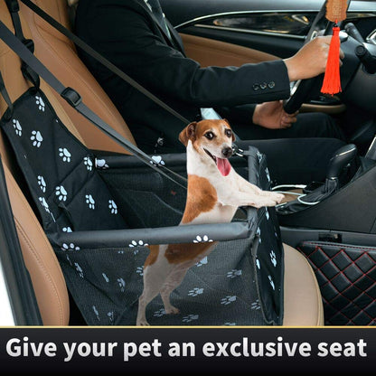 SWIHELP Jaula de viaje para asiento elevador de coche para mascotas, Oxford, transpirable, plegable, suave, lavable, bolsas de viaje para perros, gatos u otras mascotas pequeñas