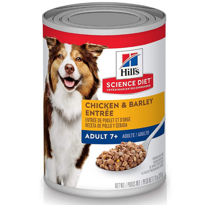Hill's Science Diet Hill's Science Diet, alimento para perros adultos de más de 7 años, 13 onzas, paquete de 12