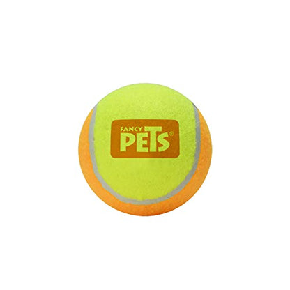 Fancy Pets Juguete Pelota Mediana de Tenis Bicolor para Perro con 3 Piezas
