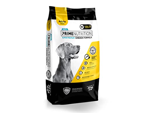 CAMPI Croquetas para Perro Adulto Prime Nutrition Premium Sabor Pollo, Enriquecido con Omega 3, 6, Zinc, Proteína 25%. 20kg