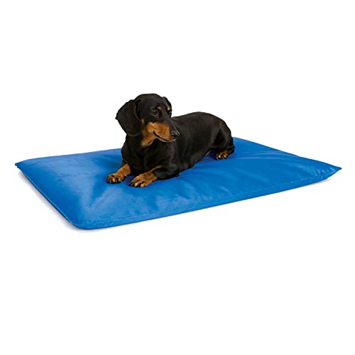 K&H PET PRODUCTS Cool Bed III - Cama refrescante para Perro, tamaño pequeño, Color Azul, 17 x 24 Pulgadas