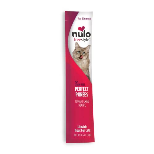 Nulo Freestyle Perfect Purees - Atún y Cangrejo - Decoración para Comida, Caja de 48 Unidades