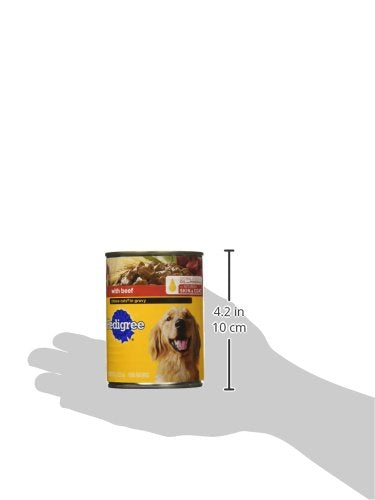 PEDIGREE CHOICE CORTS en salsa con comida para perros enlatada de carne de res 13.2 onzas (paquete de 12)