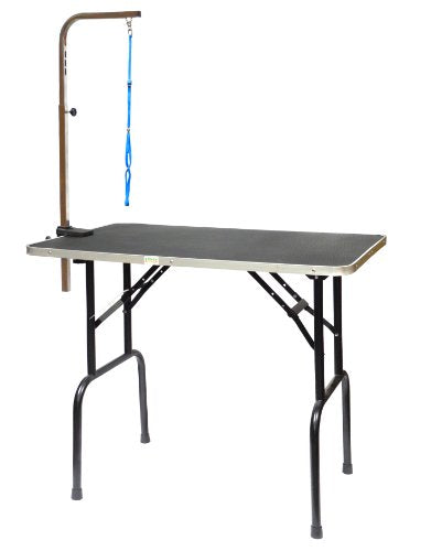 Go Pet Club Pet Dog Grooming Table with Arm, 30-Inch