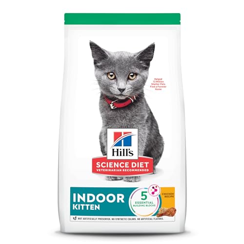 Hill's Science Diet, Alimento para Gatito (Kitten) Indoor, Seco (bulto) 1.6kg
