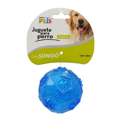 Fancy Pets Juguete Pelota Prisma para Perro con SonidoTamaño Chico