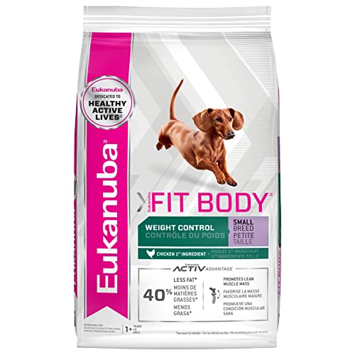 Eukanuba Fit Body Weight Control Small Breed Dry Dog Food, 5-Pound