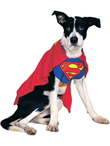 Rubies Costume DC Heroes and Villains Collection Disfraz para mascota, Superman, grande