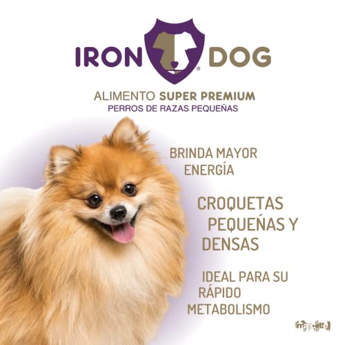 Iron Dog Adulto Razas Pequeñas 8Kg Alimento Super Premium
