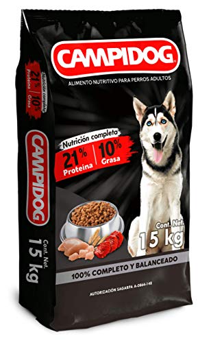 CAMPI CAMPIDOG Fortachon Croquetas Comida Nutritiva para Perros Adultos (Bulto) 15 kg
