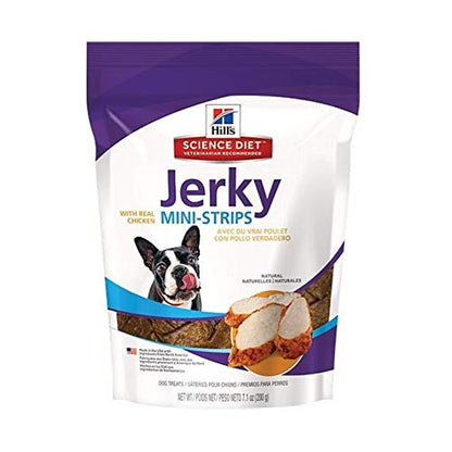 Hill's Science Diet, Jerky Snacks para Alimento para Perro, tiras pequeñas, Pollo
