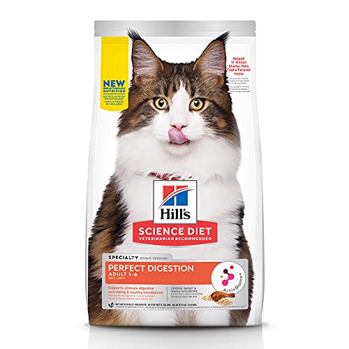 Hill's Science Diet Perfect Digestion Alimento Seco para Gato Adulto 1.5 kg Digestión Perfecta