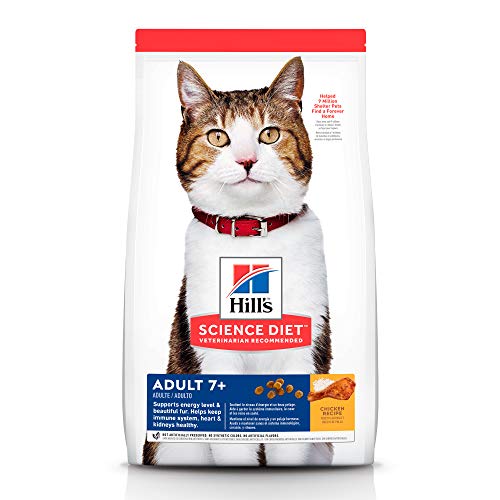 Hill's Science Diet, Alimento para Gato Adulto 7+ años Receta Original, Seco (bulto) 7.3kg