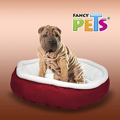 Fancy Pets Cama Micro Bicolor para Perro o Gato Tamaño Pequeño Colores Surtidos