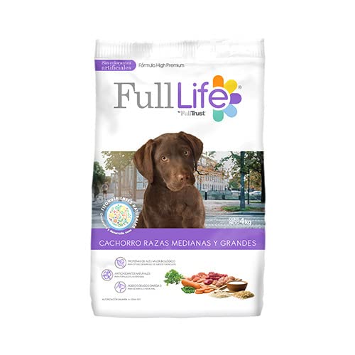 Full Life Alimento seco para Perro FullLife Cachorro 4KG, café
