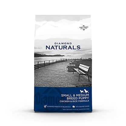 Diamond Naturals Small Breed Puppy Real Meat Recipe Natural Dry Dog Food with Real Cage Free Chicken 6lb