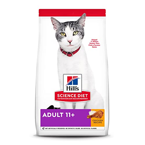 Hill's Science Diet Age Defying Adult 11+ Bolsa de comida seca para gatos, 3.5 libras