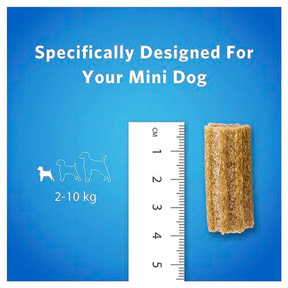Purina DentaLife Mini golosinas para perros de cuidado bucal diario 17,1 oz. Bolsa, paquete de 1