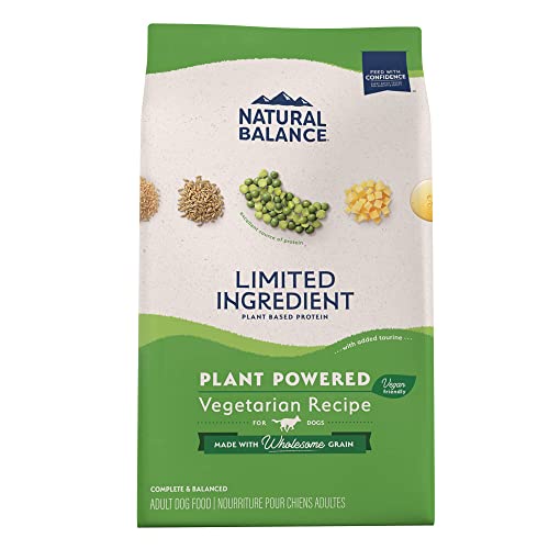 Alimento seco para perros con fórmula vegetariana Natural Balance, 4.5 libras