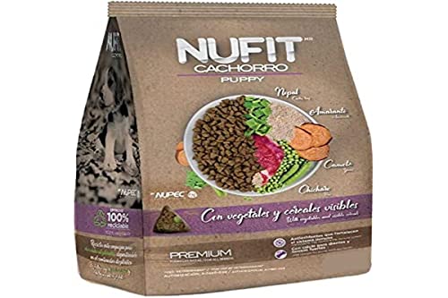 NUFIT Alimento Seco para Mascotas, Cachorro, Beige, 20 kg
