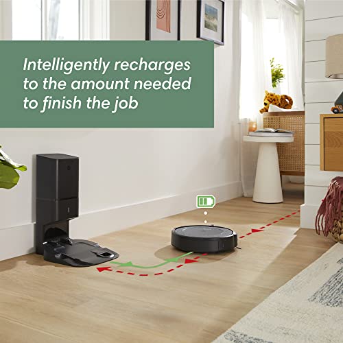 iRobot Roomba i3+ EVO (3550) Robot Aspirador autovaciado, Ahora Limpio por habitación con mapeo Inteligente, se vacía hasta 60 días, Funciona con Alexa, Ideal para Pelo de Mascotas, alfombras