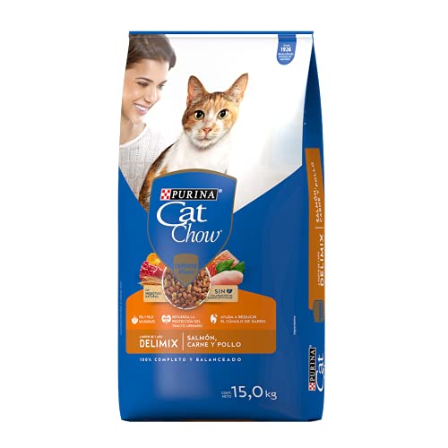 Purina Cat Chow Comida para Gato, Adulto, Deli Mix, 15.0 kg