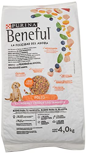 Purina Beneful Sunrise Cachorros Saludables Pollo 4 Kg, 1 Pouch