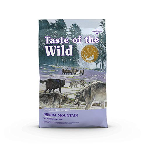 Taste Of The Wild Receta de carne real alta en proteínas y sin cereales Alimento seco premium para perros Sierra Mountain