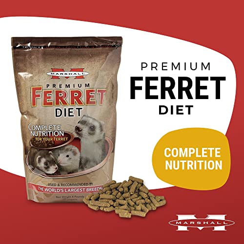 Marshall Premium Ferret Diet, 4-Pound Bag