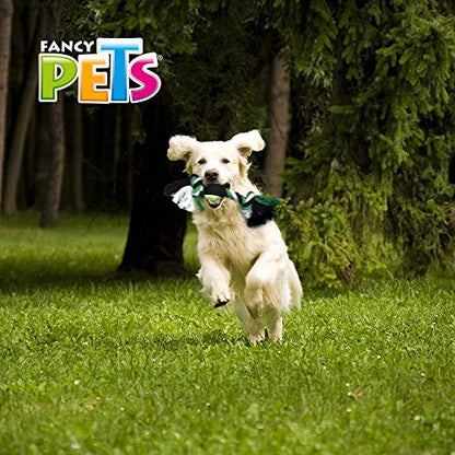 Fancy Pets Juguete en Foma de Hueso de SOGA con Pelota de Tenis para Perro
