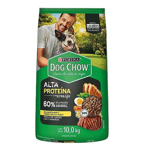 Purina Dog Chow Adulto Alta Proteína 10.0 kg MX