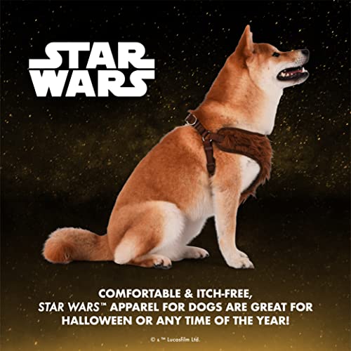 STAR WARS Chewbacca FF15813 - Arnés para perro de cosplay para perros medianos, Mercancía de Star Wars para perros o disfraz de mascota, mediano (M)