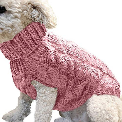 FAMKIT - Ropa de mascotas para perros, suéter tejido para mascotas