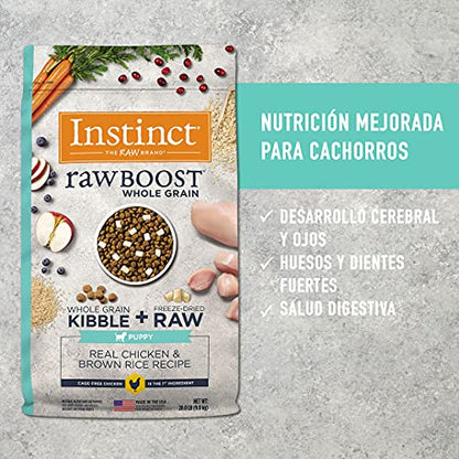 Instinct Raw Boost Croquetas para Cachorro, Receta de Pollo 9kg