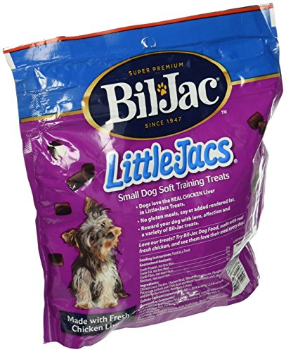 Bil-Jac Little Jacs Golosinas para hígado de perros pequeños, 16 oz