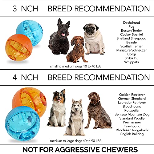 Our Pets Smarter Interactive IQ Treat Ball Juguete Interactivo dispensa premios para Perro (los Colores Pueden Variar).