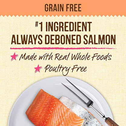 Merrick 1 unidad Lil'Plates receta de salmón real sin granos + batata, 12 lb