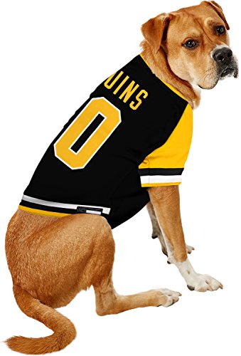 NHL PET GEAR para perros y gatos Gran selección de accesorios de hockey deportivo para mascotas con licencia de la NHL. playera para perro de los Campos 2018, NHL Jersey perro, Pittsburgh Penguins, Medium Hockey Jersey